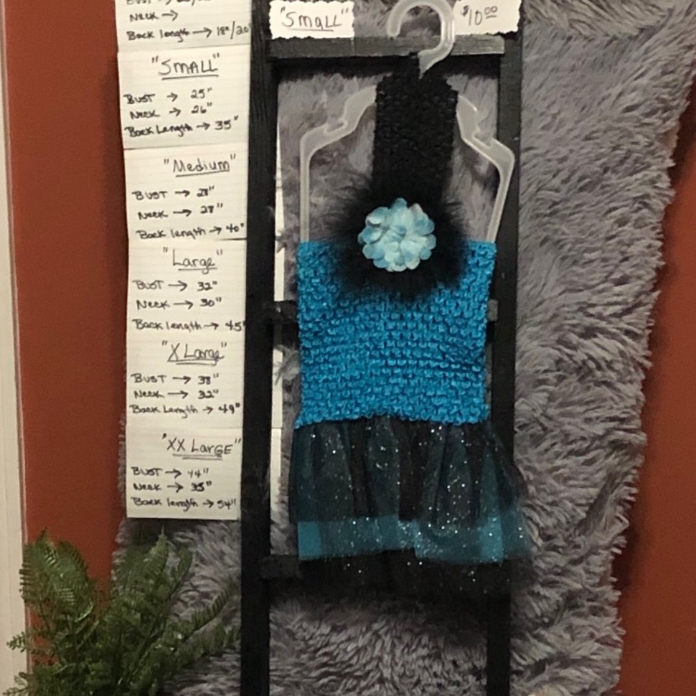 Dog outfits!  Fancy fancy. Must see!